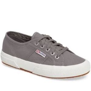 Superga Gray Cotu Classic Canvas Sneakers Sz 6.5